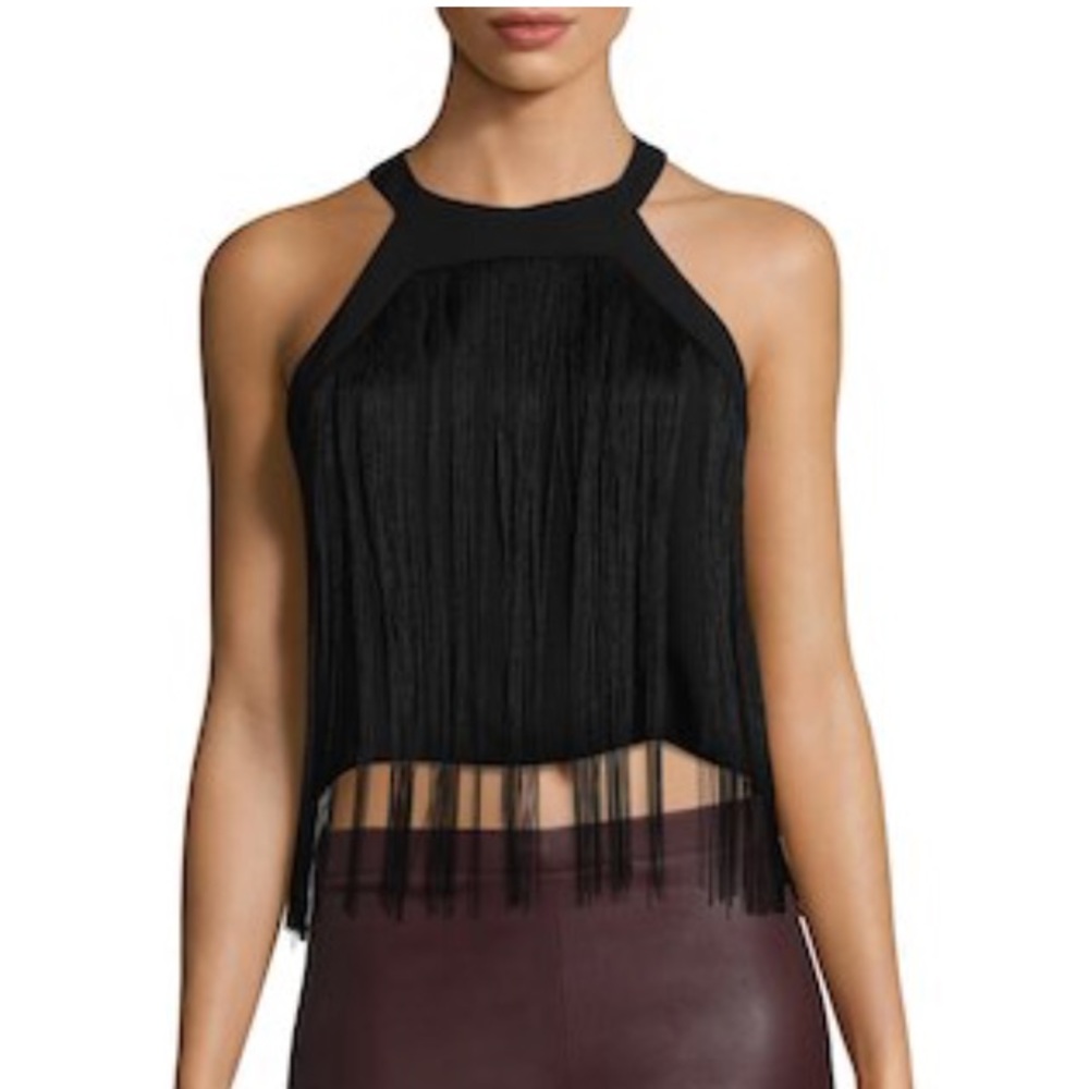 Parker Fringe Crop Top - never worn!